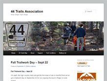 Tablet Screenshot of 44trails.org
